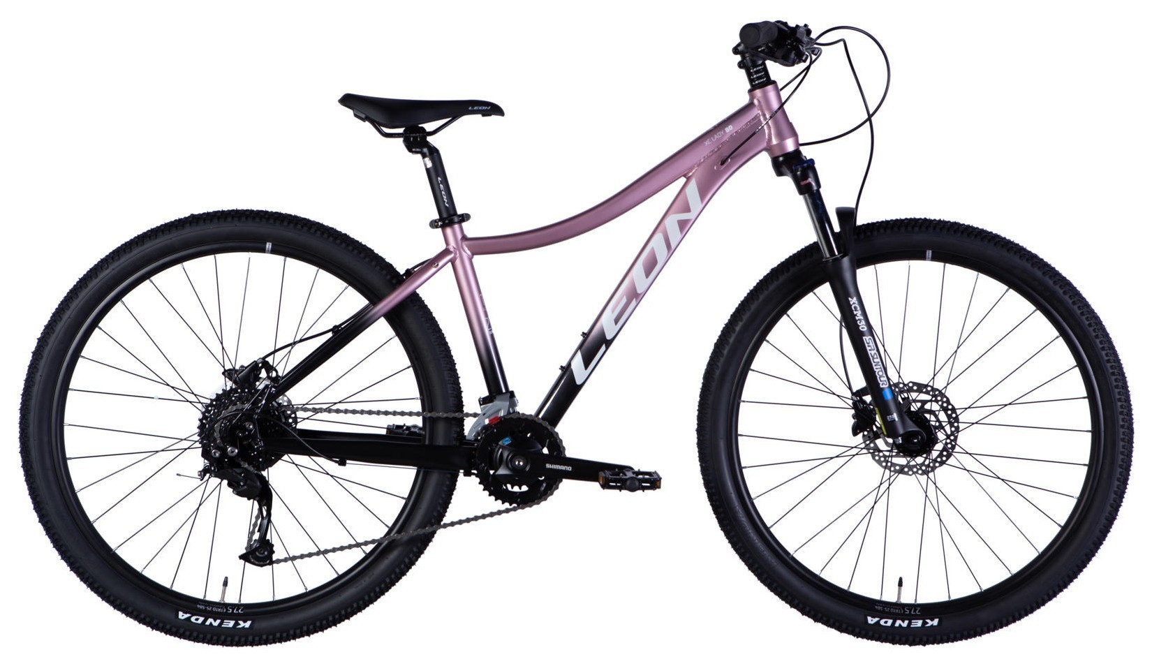 Велосипед AL 27,5" Leon XC LADY 80 HDD рама-16" рожевий з чорним 2025