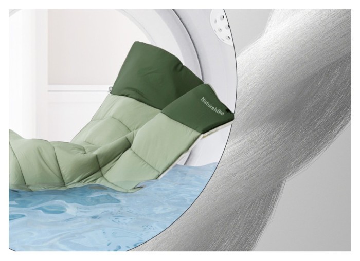 Спальний мішок двомісний Naturehike CNK2300019, зелений, укр, укр