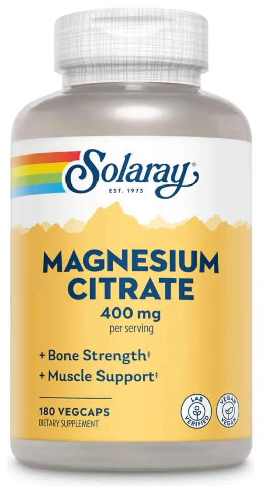 Magnesium Citrate 400mg - 180 vcaps (DSN_2022-10-1034)
