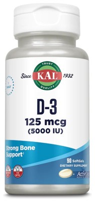 D-3 5000 IU 125mcg - 90 Softgel