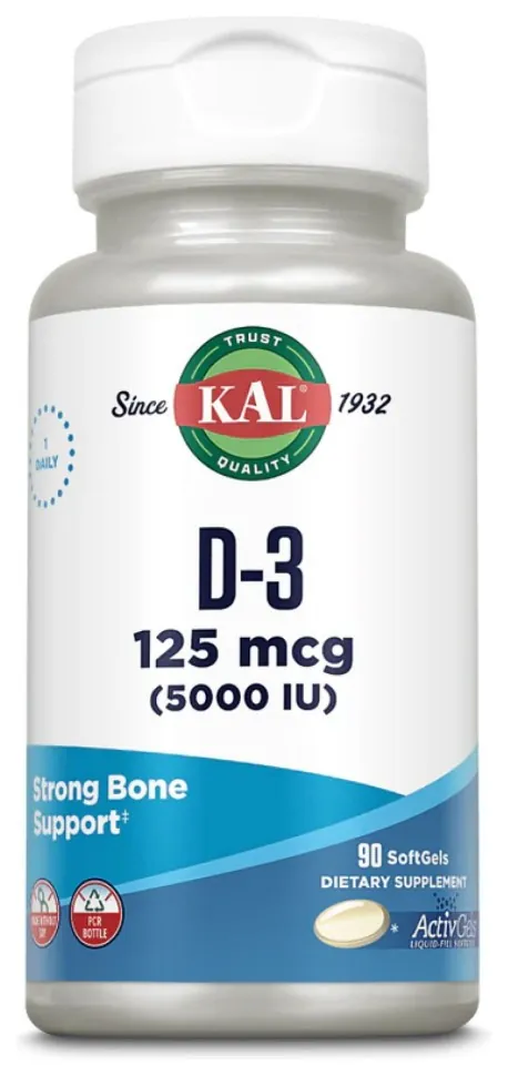D-3 5000 IU 125mcg - 90 Softgel