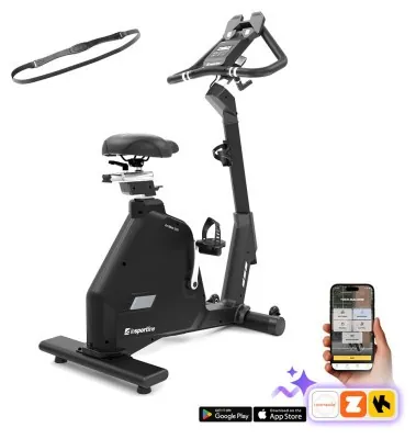 Велотренажер магнітний inSPORTline ZenBike 300, чорний