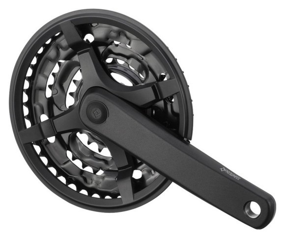 Шатуні велосипедні (комплект) Pro Wheel TC-CY03 42-32-22T 175мм Black (CK0746), укр