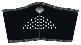 Балаклава-маска ветрозащитная Eska X-MASK FACE 005 S Black (6124)