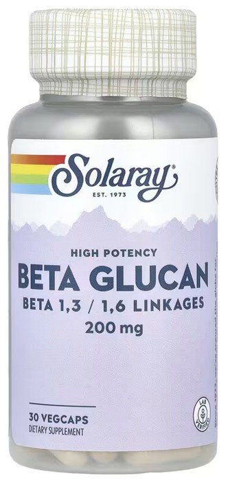 High Potency Beta Glucan 200mg - 30 vcaps
