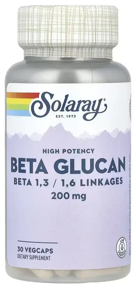 High Potency Beta Glucan 200mg - 30 vcaps (DSN_2023-10-6985)