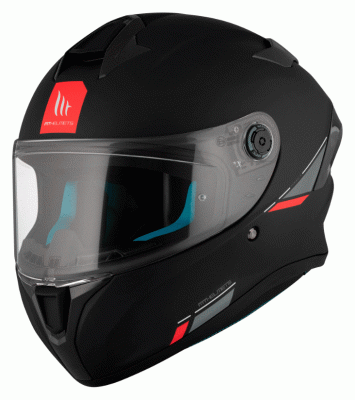 Мотошолом MT Targo S Solid A1 Matt Black ECE2206