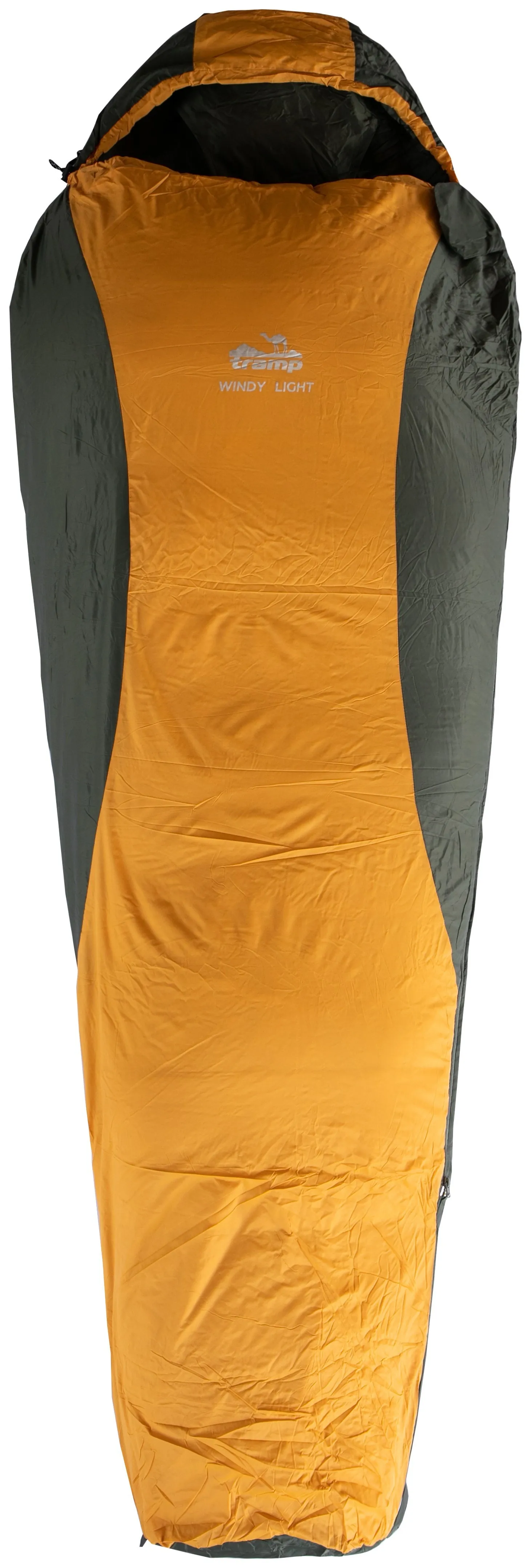 Спальний мішок Tramp Windy Light кокон правий yellow/grey 220/80-55 UTRS-055 (UTRS-055-R)