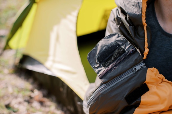 Спальний мішок Tramp Windy Light кокон правий yellow/grey 220/80-55 UTRS-055