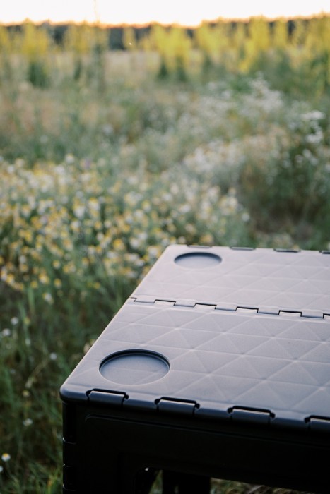 Стіл Tribe Camp Table Low пластиковий T-EF-0003-black, укр, укр
