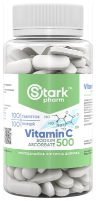 Stark Vitamin C Sodium Ascorbate 500mg - 100 tabs
