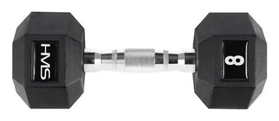 Гантель шестигранна HMS HEX PRO, 8 кг