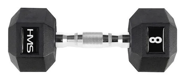 Гантель шестигранна HMS HEX PRO, 8 кг