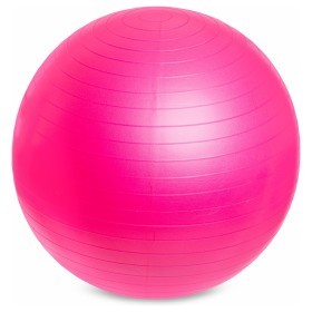 Мяч для фитнеса (фитбол) гладкий сатин 65см Zelart FI-1983-65, розовый