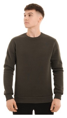 Світшот чоловічий однотонний хакі Pobedov 007 ЗИМА