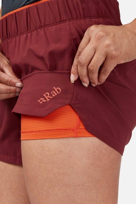 Шорты женские Rab Talus Active Shorts Wmns, Ebony, 10, 4"