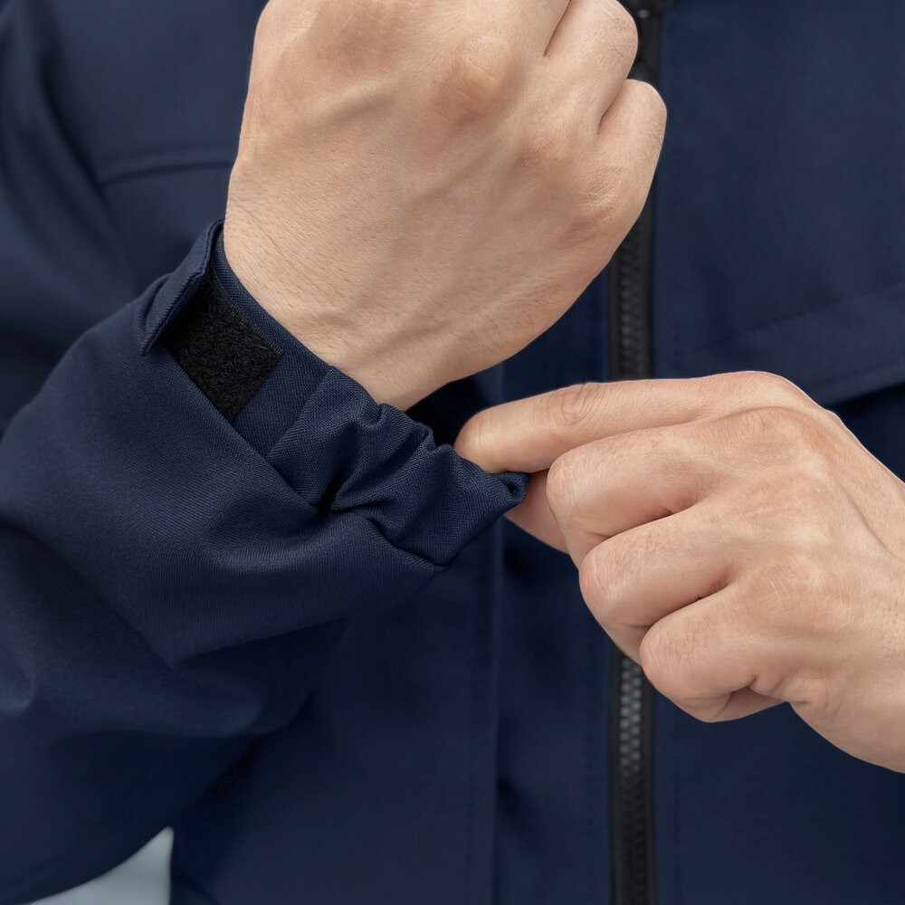 Темно-синя чоловіча повсякденна куртка на весну і осінь Pobedov Shum, укр, укр