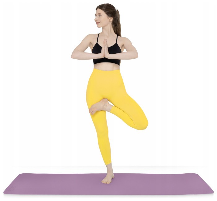 Коврик (мат) спортивный 4FIZJO TPE 180 x 60 x 1 см для йоги и фитнеса Violet/Pink (P-5907739316967)