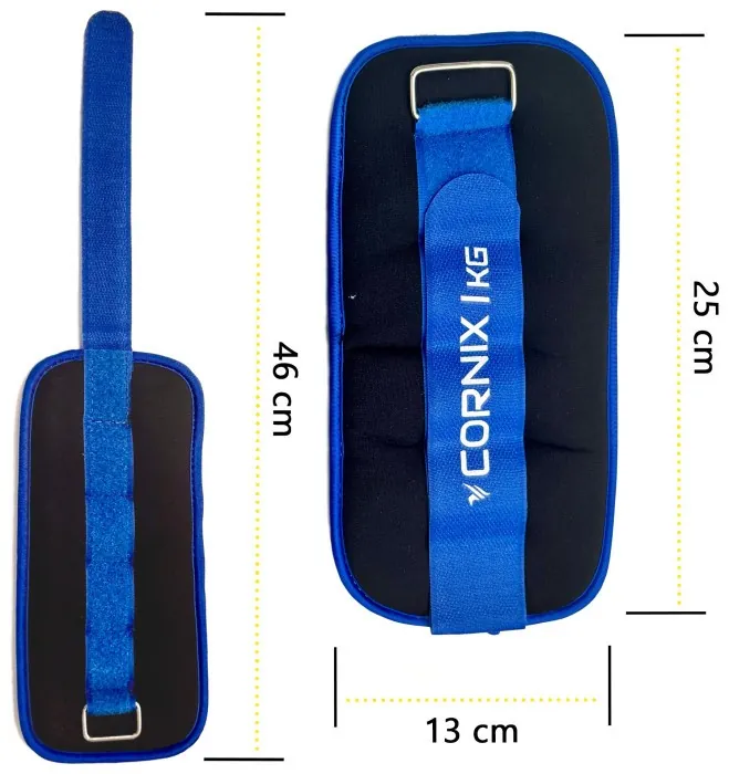 Обважнювачі-манжети для ніг та рук Cornix 2 x 1 кг XR-0173