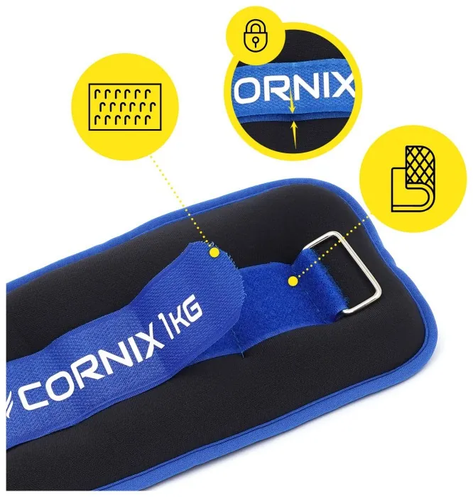 Обважнювачі-манжети для ніг та рук Cornix 2 x 1 кг XR-0173