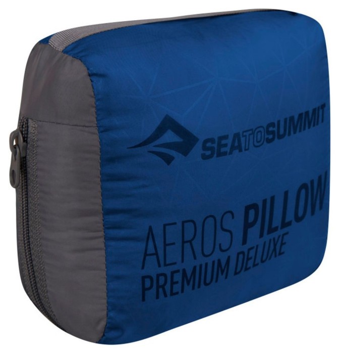 Подушка надувная Sea to Summit Aeros Premium Pillow Deluxe, 14х56х36см, Navy