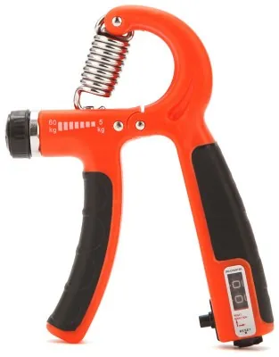 Эспандер кистевой Cornix 5-60 кг с регулируемой нагрузкой и счетчиком XR-0265 Orange/Black