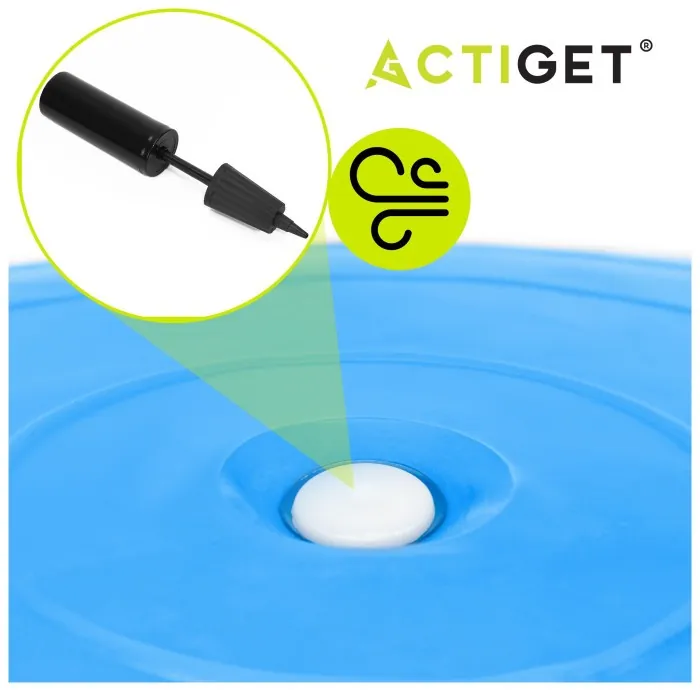 М'яч для фітнесу (фітбол) Actiget 75 см з насосом ACT0147 Blue