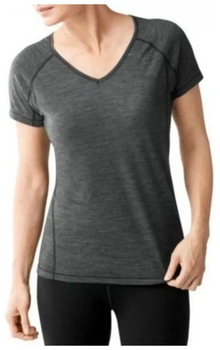 Женская футболка Smartwool PhD Ultra Light Short Sleeve Charcoal, р.