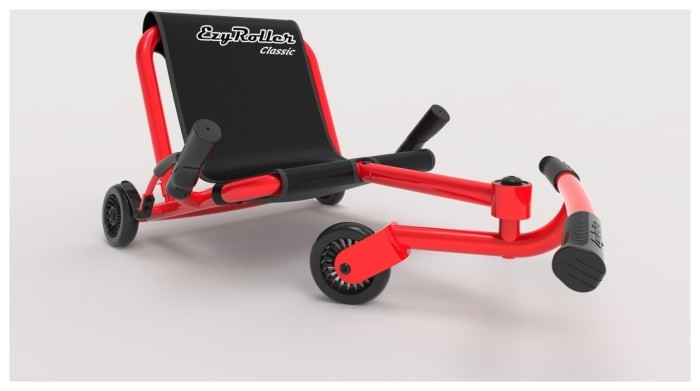 Самокат-каталка Ezyroller Classic,, красный неон