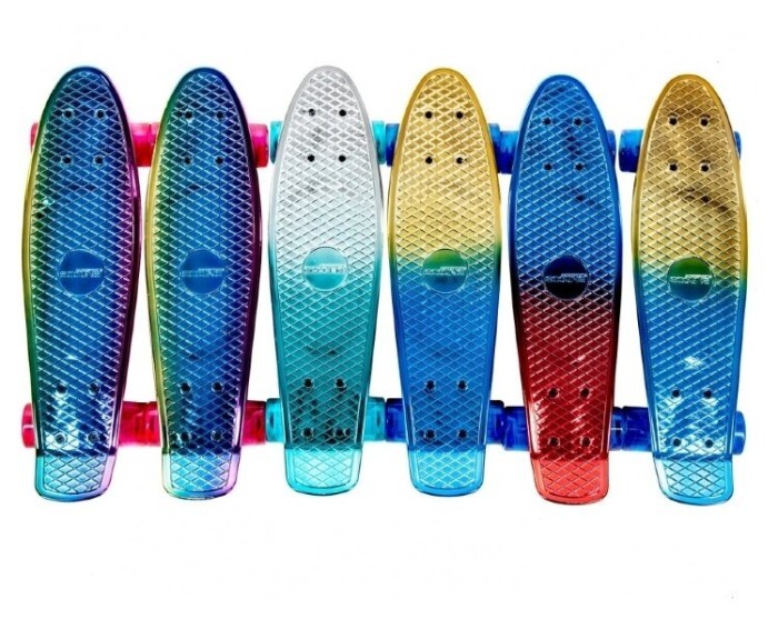 Пенниборд Amigo Sport Neo Flach, teal-silver