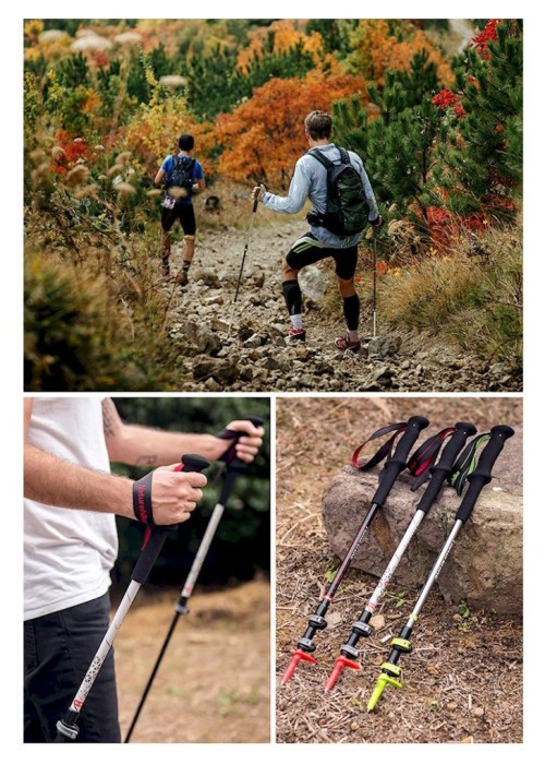 Трекінгова палиця 3-секційна Naturehike ST06 NH17D006-D, срібляста
