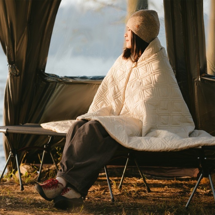 Ковдра з підігрівом Naturehike CNK2450PJ015, 95х190 см, бежева, укр, укр