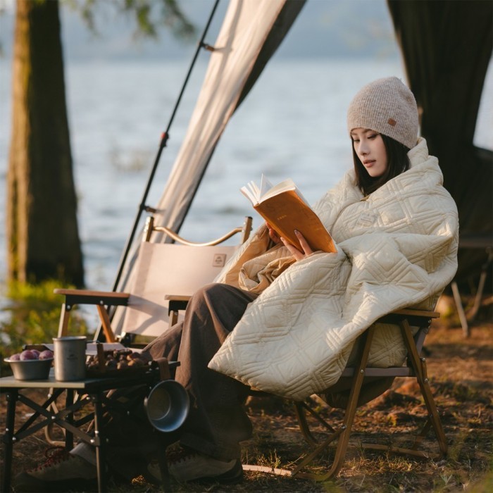 Ковдра з підігрівом Naturehike CNK2450PJ015, 95х190 см, бежева, укр, укр