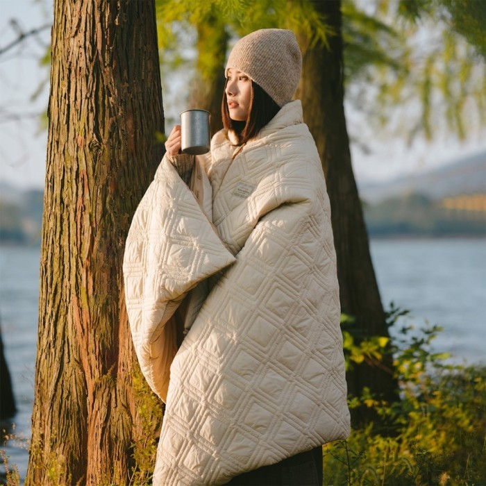 Ковдра з підігрівом Naturehike CNK2450PJ015, 95х190 см, бежева, укр, укр