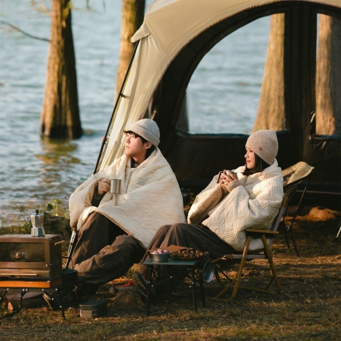 Ковдра з підігрівом Naturehike CNK2450PJ015, 95х190 см, бежева, укр, укр