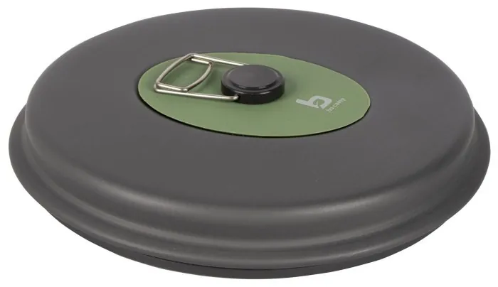Набір посуду Bo-Camp Explorer 4 Pieces Hard Anodized Grey/Green (2200244)