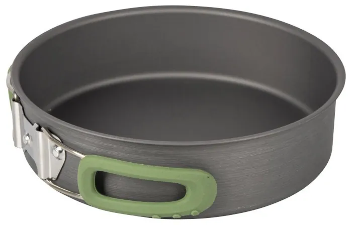 Набір посуду Bo-Camp Explorer 4 Pieces Hard Anodized Grey/Green (2200244)
