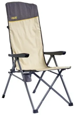 Крісло розкладне Uquip Justy XL Sand/Grey (244045)