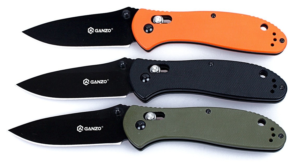 Нож складной Ganzo G7393-OR оранжевый