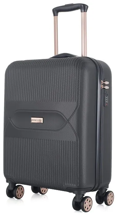 Валіза Semi Line 20" (S) Black (T5787-1)