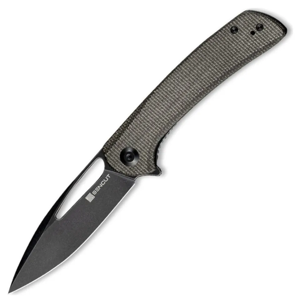 Ніж складаний туристичний Sencut Honoris, (8.8 см) 9Cr18MoV / Micarta сірий (FNR_SA07B)