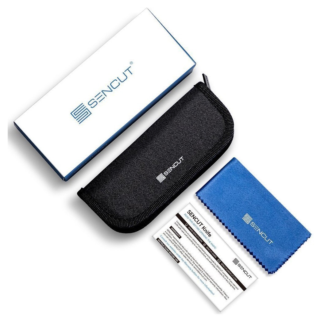 Нож складной туристический Sencut Honoris, (8.8 см) 9Cr18MoV / Micarta серый