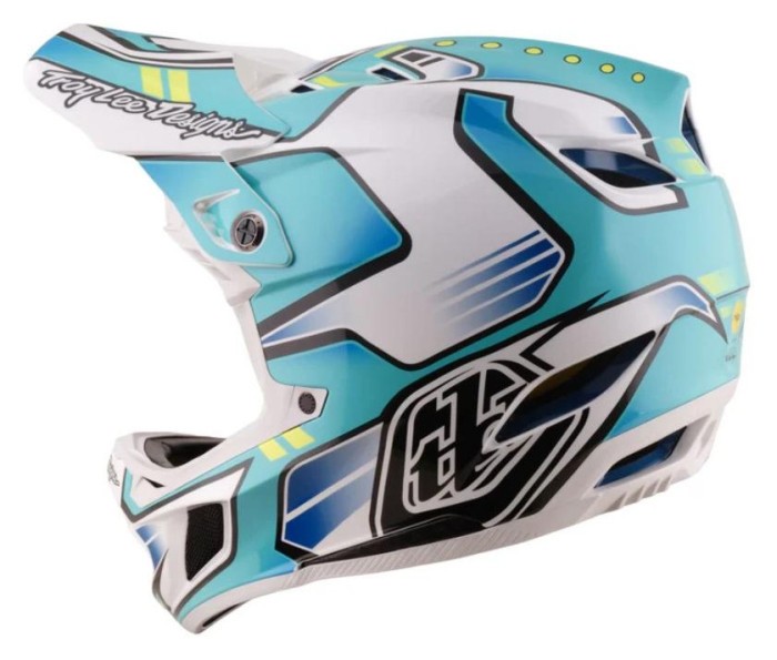 Вело шолом TLD D4 COMPOSITE HELMET; CREST [REAL TEAL] S