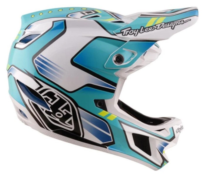 Вело шолом TLD D4 COMPOSITE HELMET; CREST [REAL TEAL] S