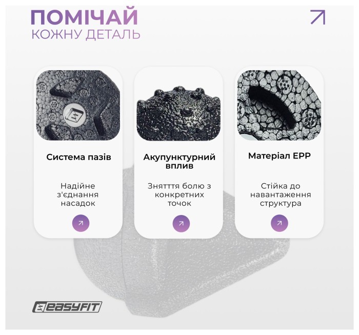 Набор массажеров для МФР EasyFit TriggerSet (4 шт.)