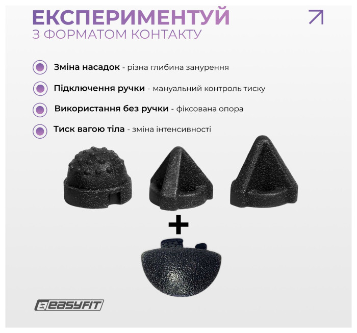 Набор массажеров для МФР EasyFit TriggerSet (4 шт.)