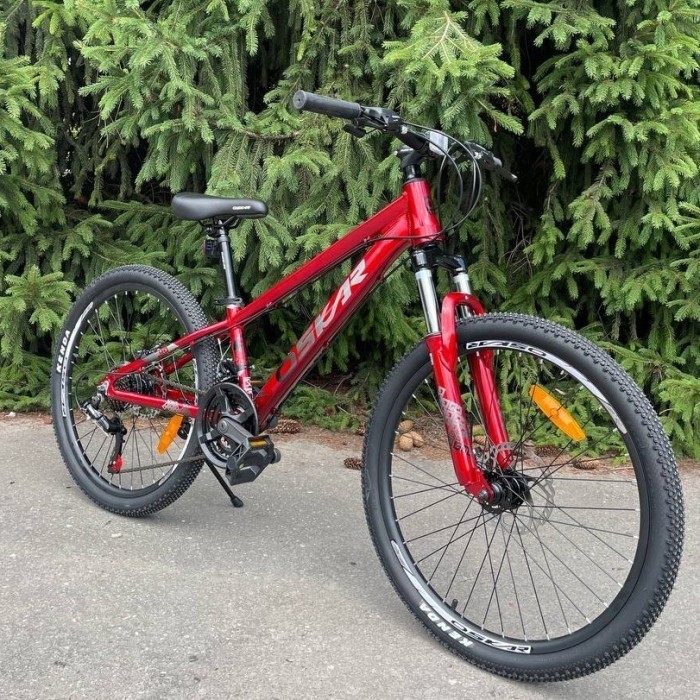 Велосипед Oskar 24"Cyber красный 2026