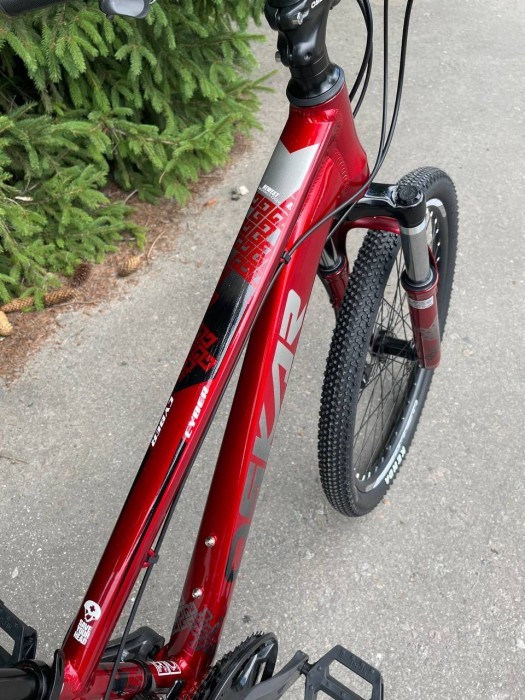 Велосипед Oskar 24"Cyber красный 2026