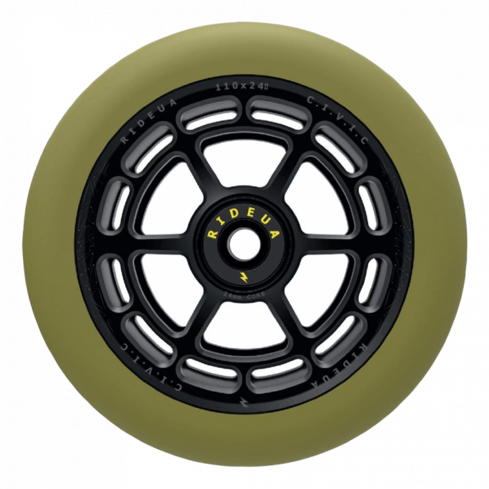 Колеса для трюкового самокату urbanArtt Civic 110 x 24mm (пара) - Black/Army Green, укр, укр