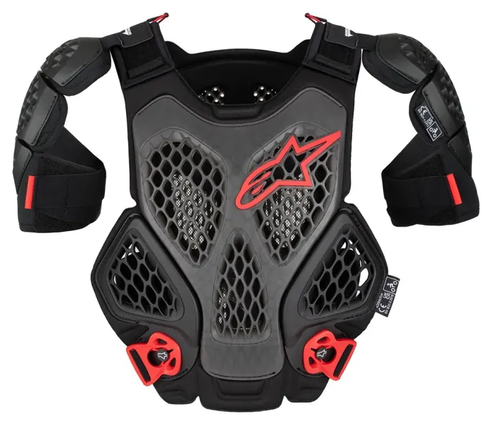 Захист тіла Alpinestars A-6 CHEST PROTECTOR BLACK ANTHRACITE RED, XL/XXL
